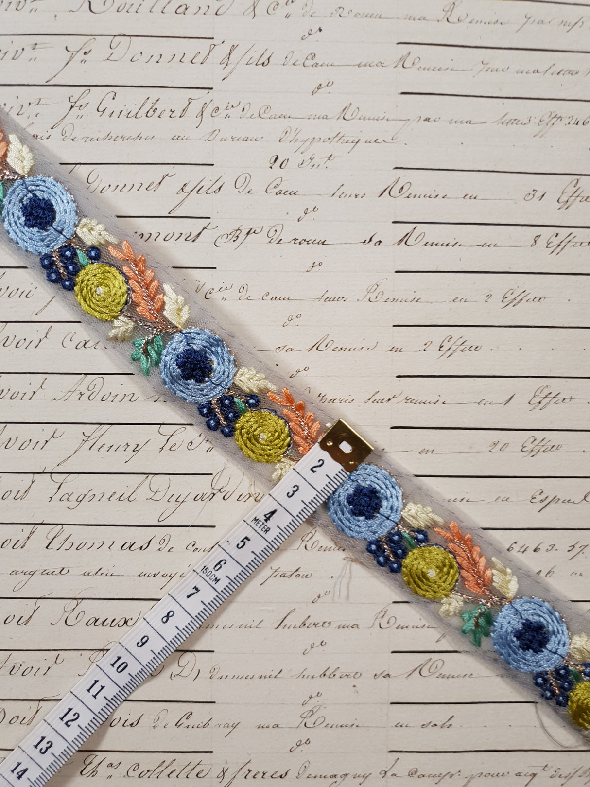 Embroidered Trim - 1 Meter - (ITR-1267)