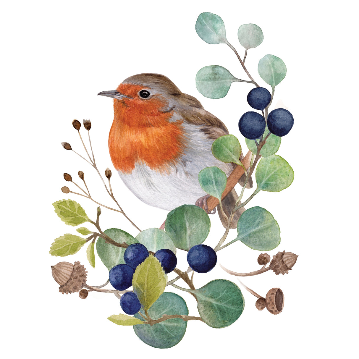 Decoupage Napkin - (DN-8928) - Oiseau sur Branche