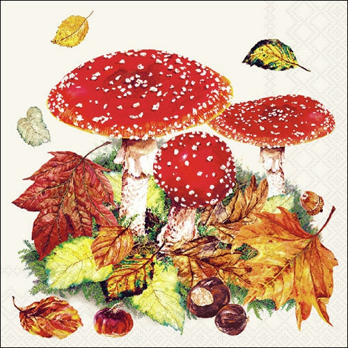 Decoupage Napkin - (DN-8901) - Fly Agaric