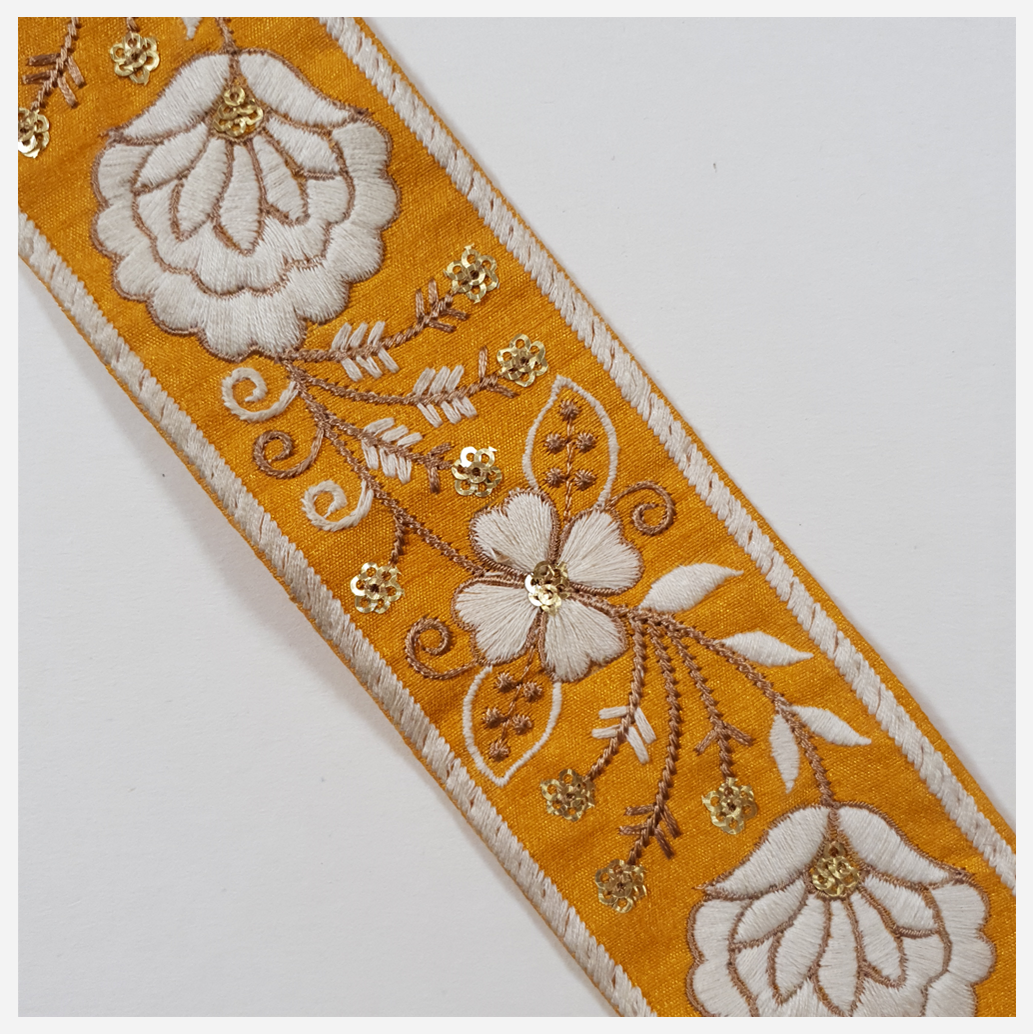 Embroidered Trim - 1 Meter - (ITR-1402)