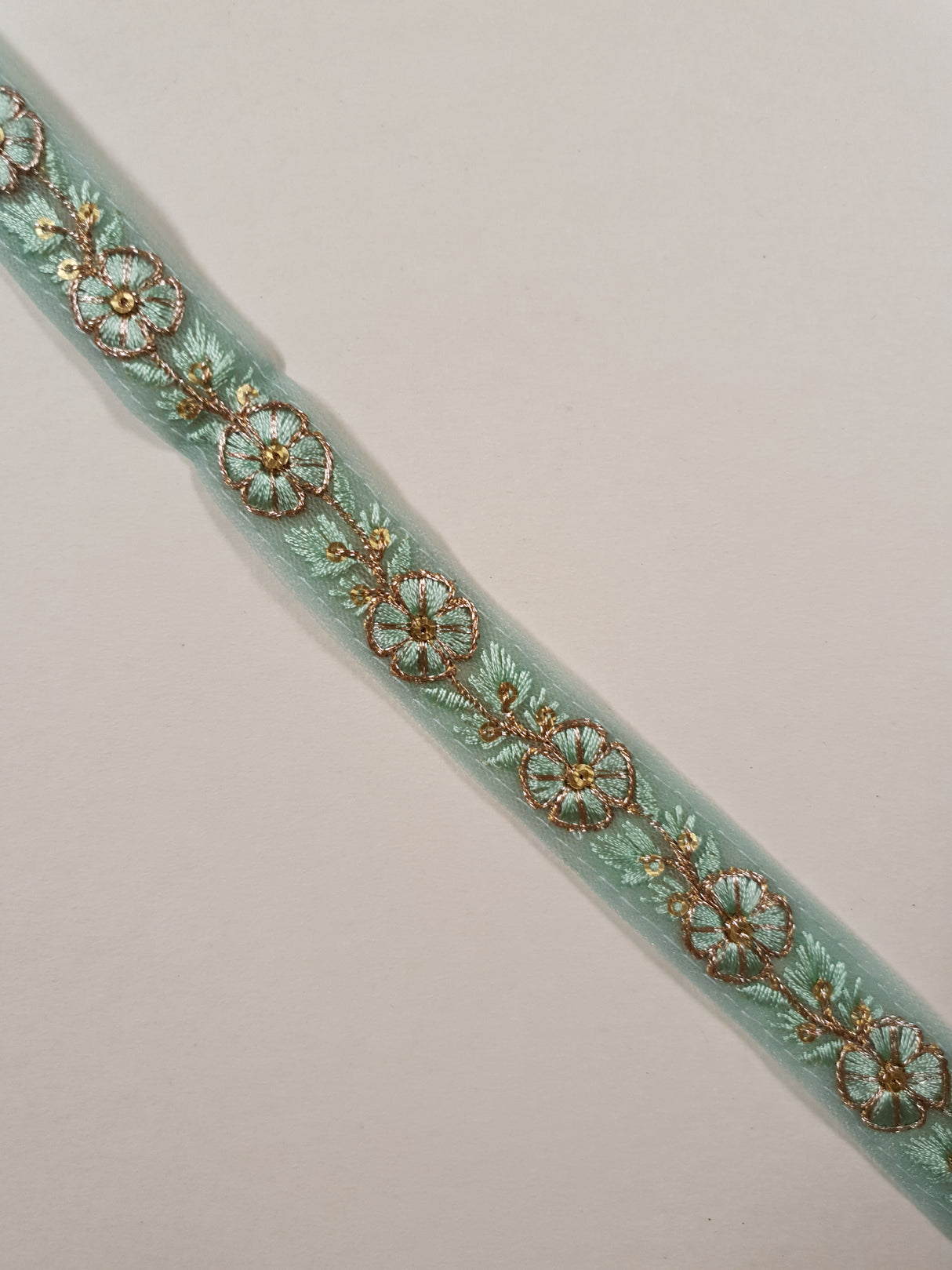Embroidered Trim - ROLL - (ITR-1468)