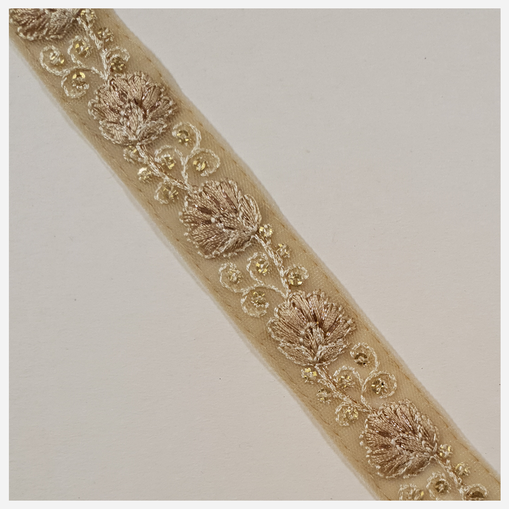 Embroidered Trim - 1 Meter - (ITR-1472)