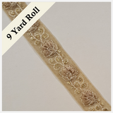 Embroidered Trim - ROLL - (ITR-1472)