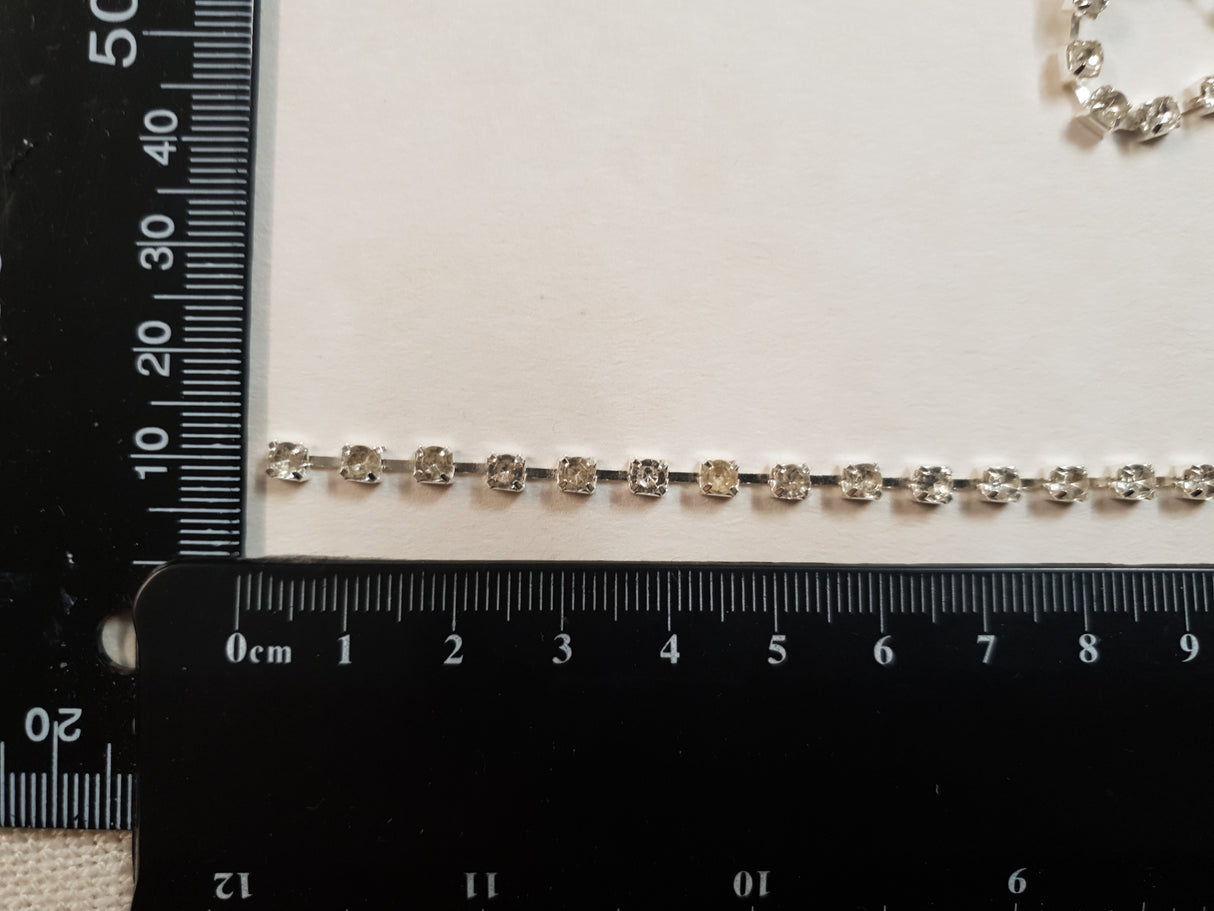 Rhinestone Chain - 1 Meter