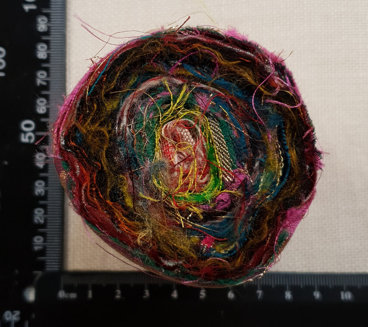 Reclaimed Sari Silk Ribbon - Metallic Border Rolls - 2023