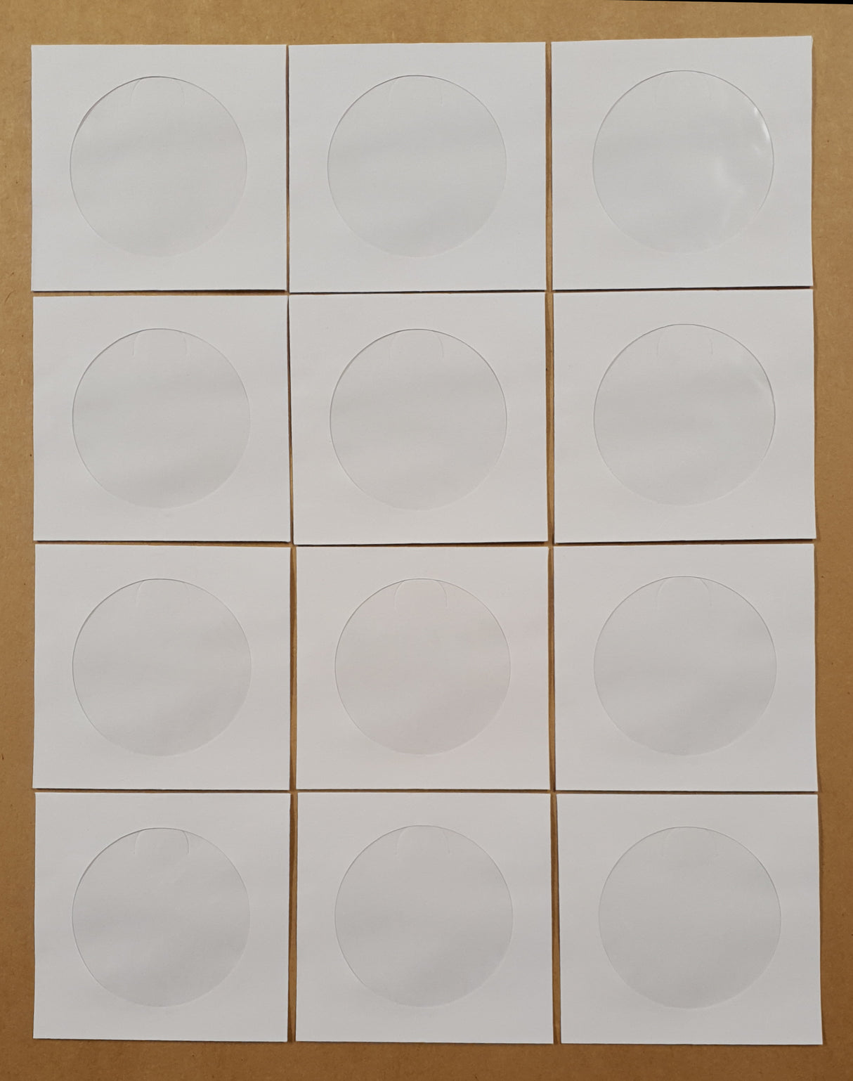 Mini Windowed Envelopes - Pack of 12 - White