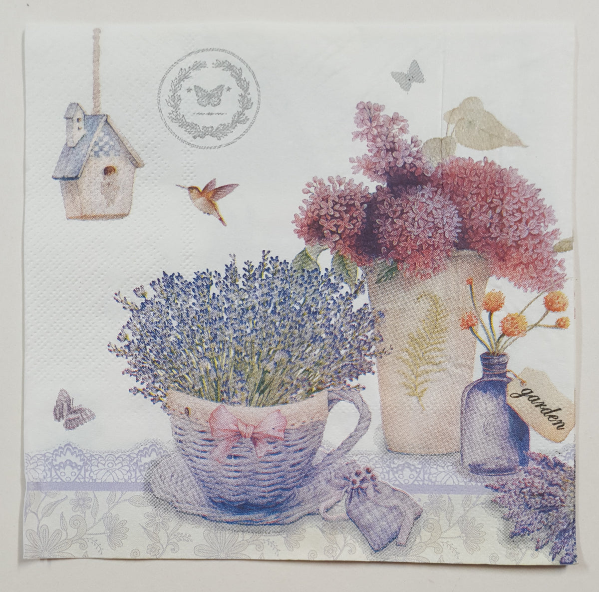 Decoupage Napkin - (DN-8281) - Spring Blooms