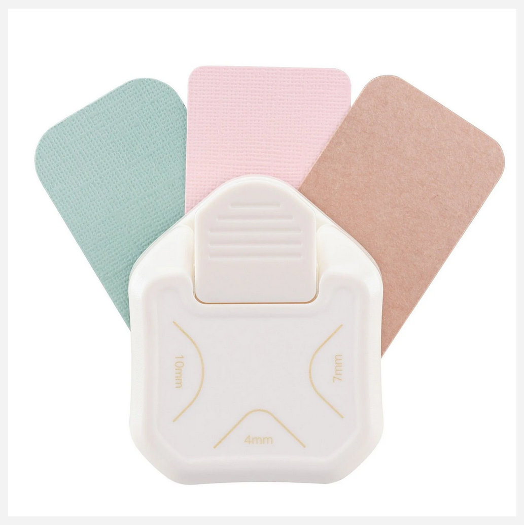 Vaessen Creative - 3-in-1 Corner Punch - Corner Rounder - 4-7-10mm