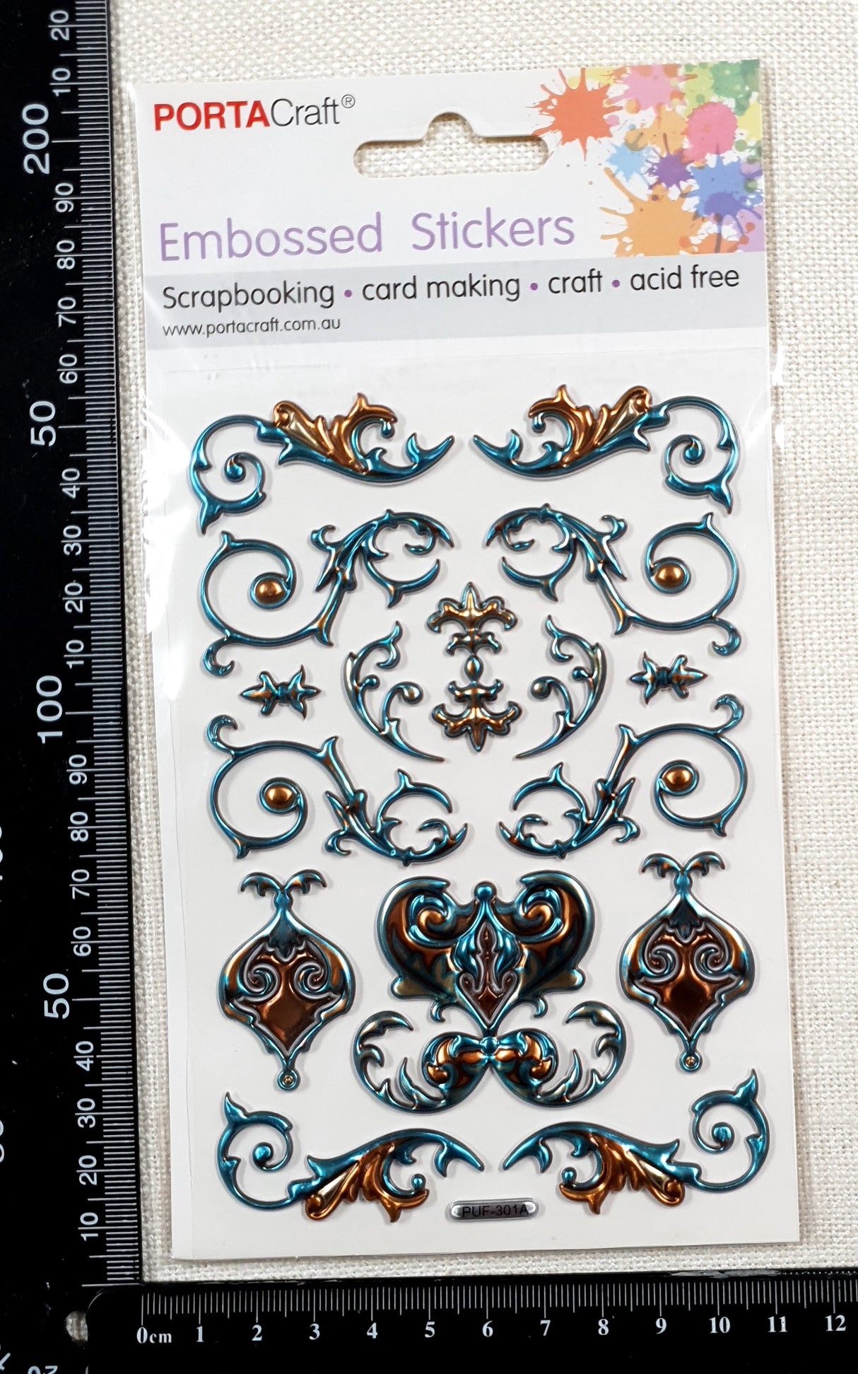 Embossed Stickers - Flourishes - (ES-4408)