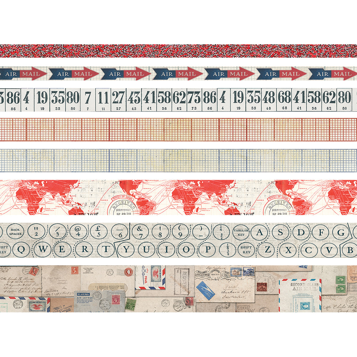 Tim Holtz - idea-ology - Design Tape - Postal