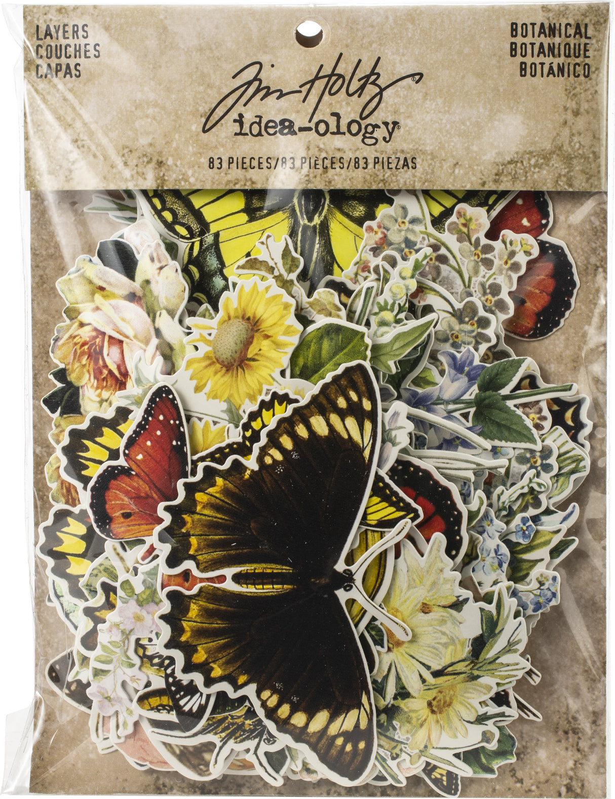 Tim Holtz - idea-ology - Layers - Die Cuts - Botanical