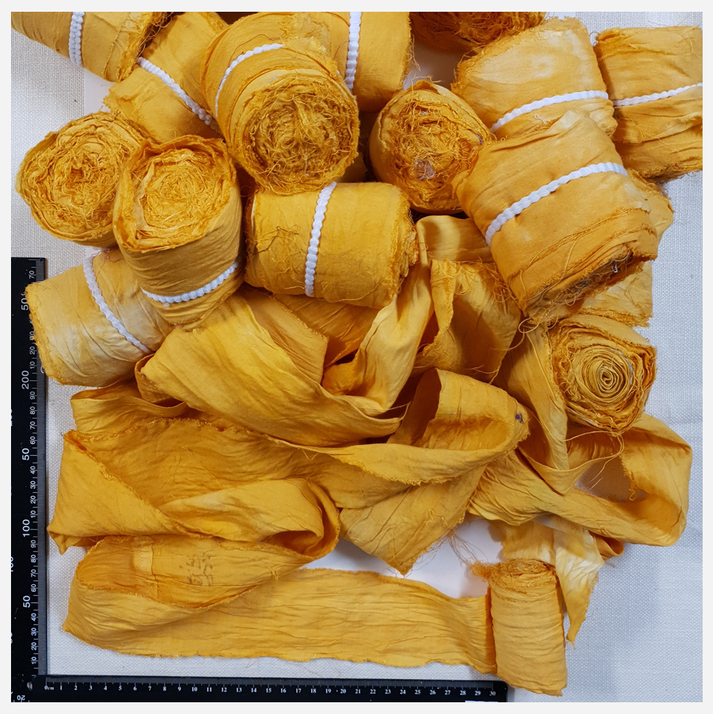 Reclaimed Sari Cotton Ribbon - Flat Rolls - 5003