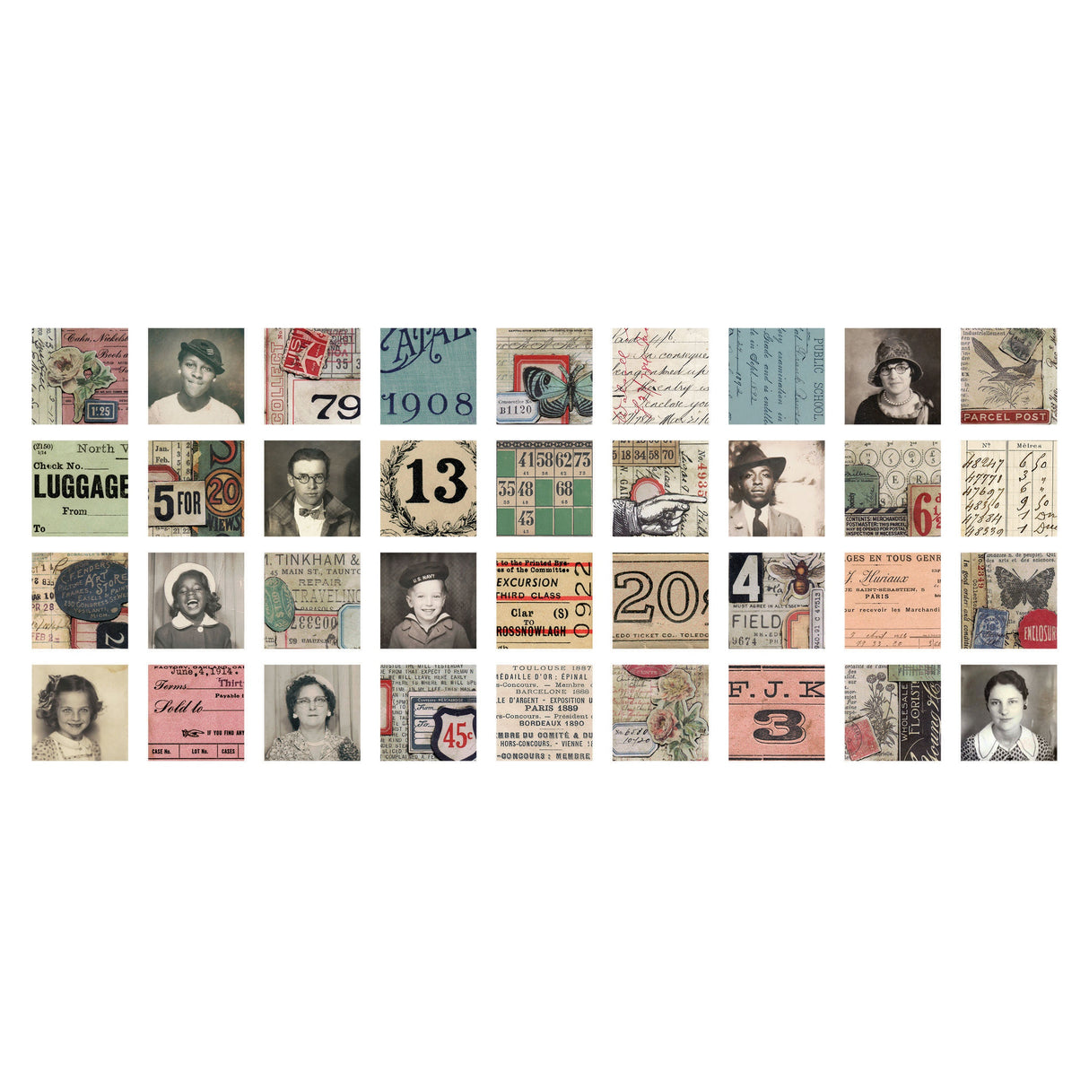 Tim Holtz - idea-ology - Collage Tiles