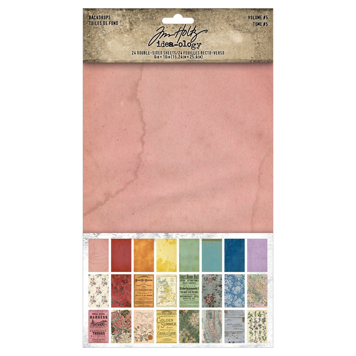 Tim Holtz - idea-ology - Backdrops Volume #5