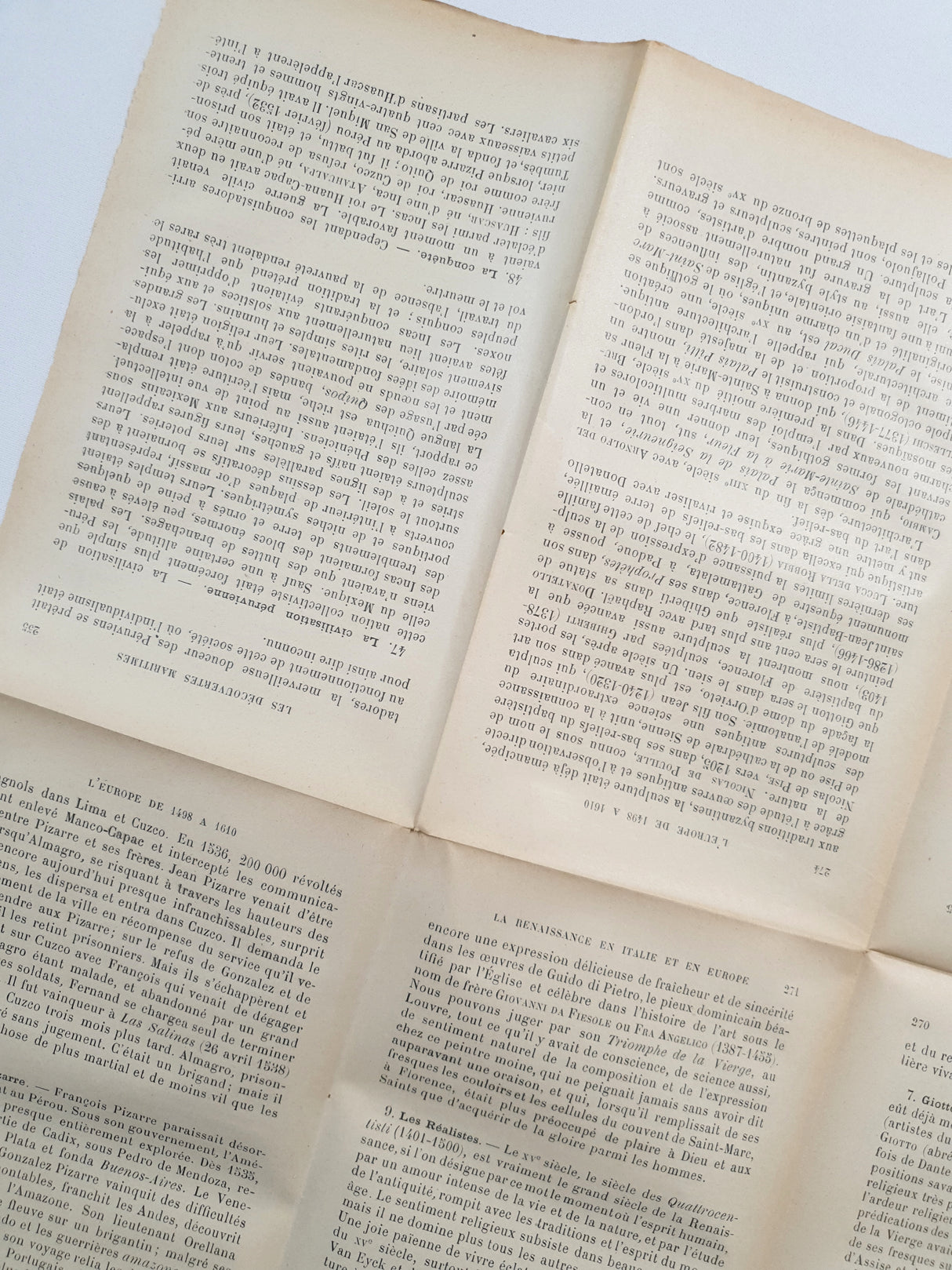 Authentic Antique French Uncut Bookpage - 7002 - Picked at Random