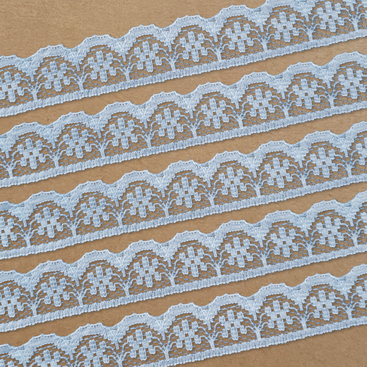 Lace Trim Pack - 7031 - Blue - 5 Meter Pack