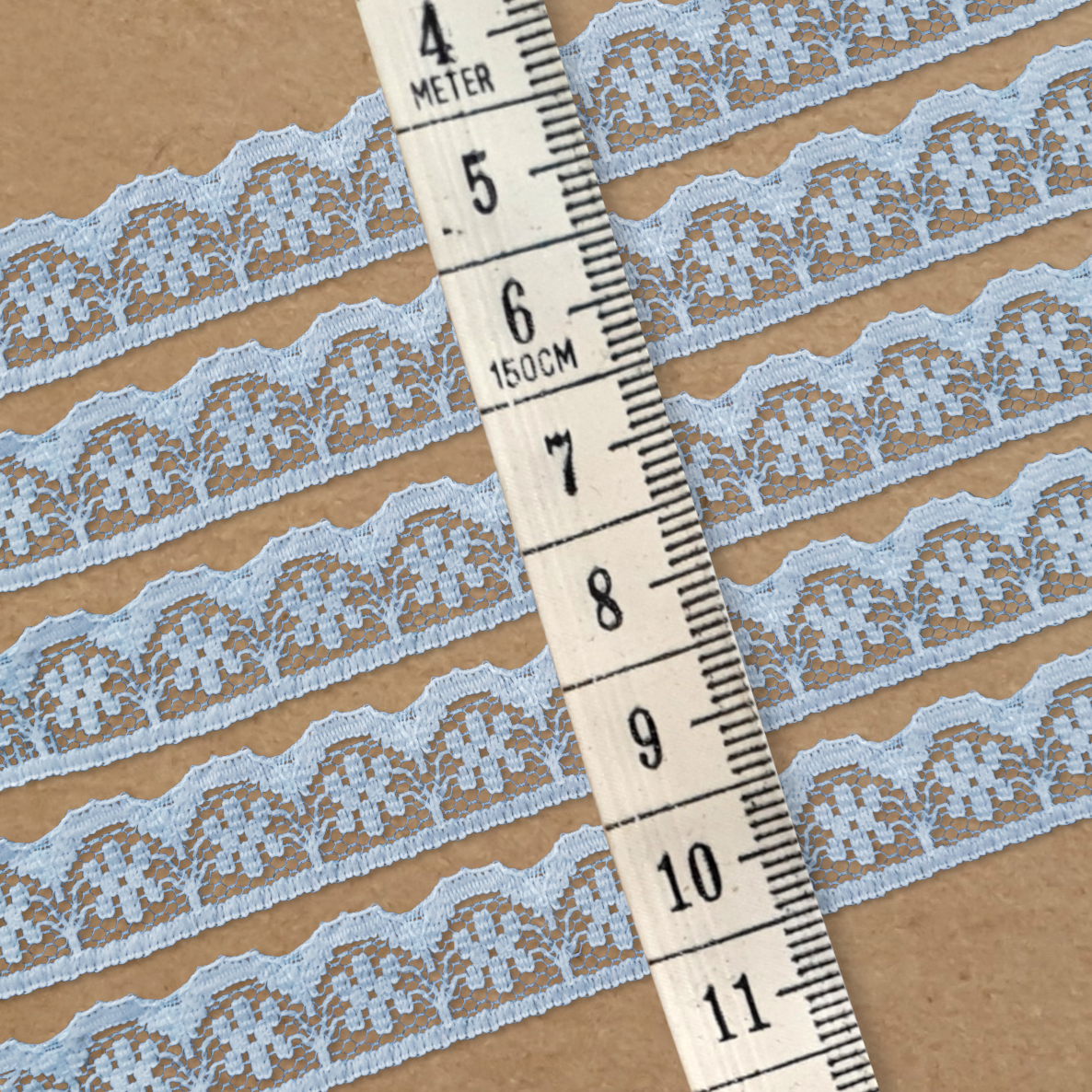 Lace Trim Pack - 7031 - Blue - 5 Meter Pack