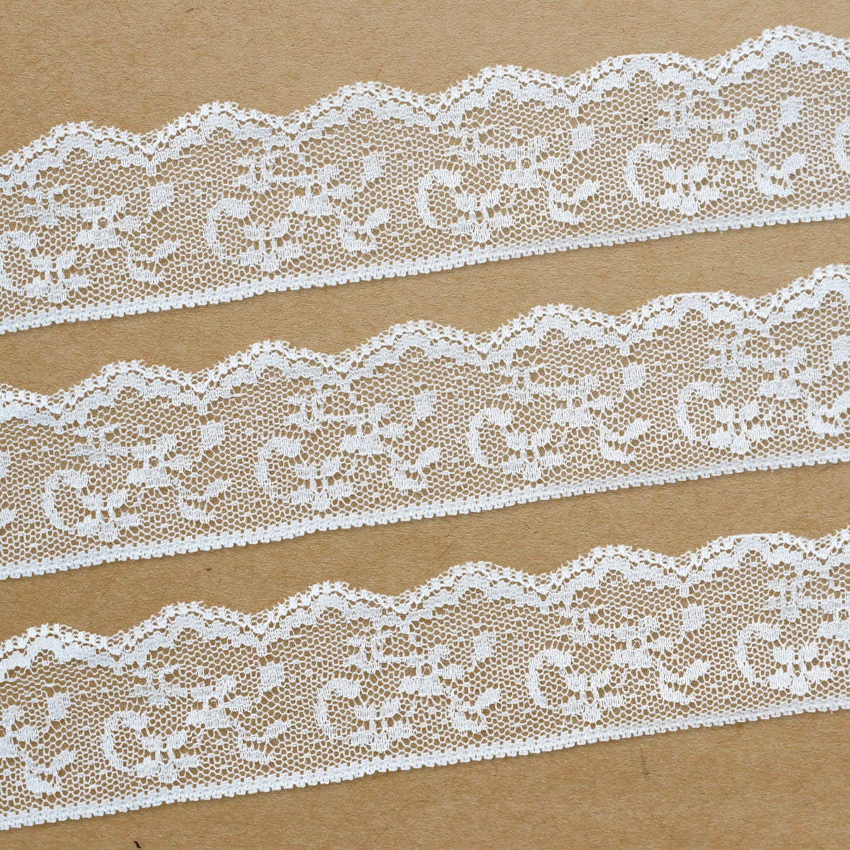 Lace Trim Pack - 7094 - Light Cream - 5 Meter Pack