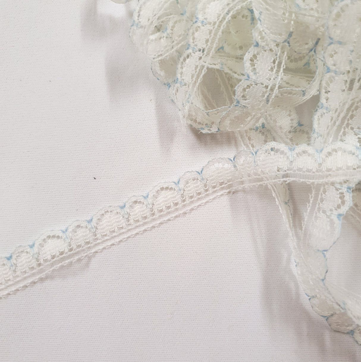 Lace Trim Pack - 7105 - Blue & White - 5 Meter Pack