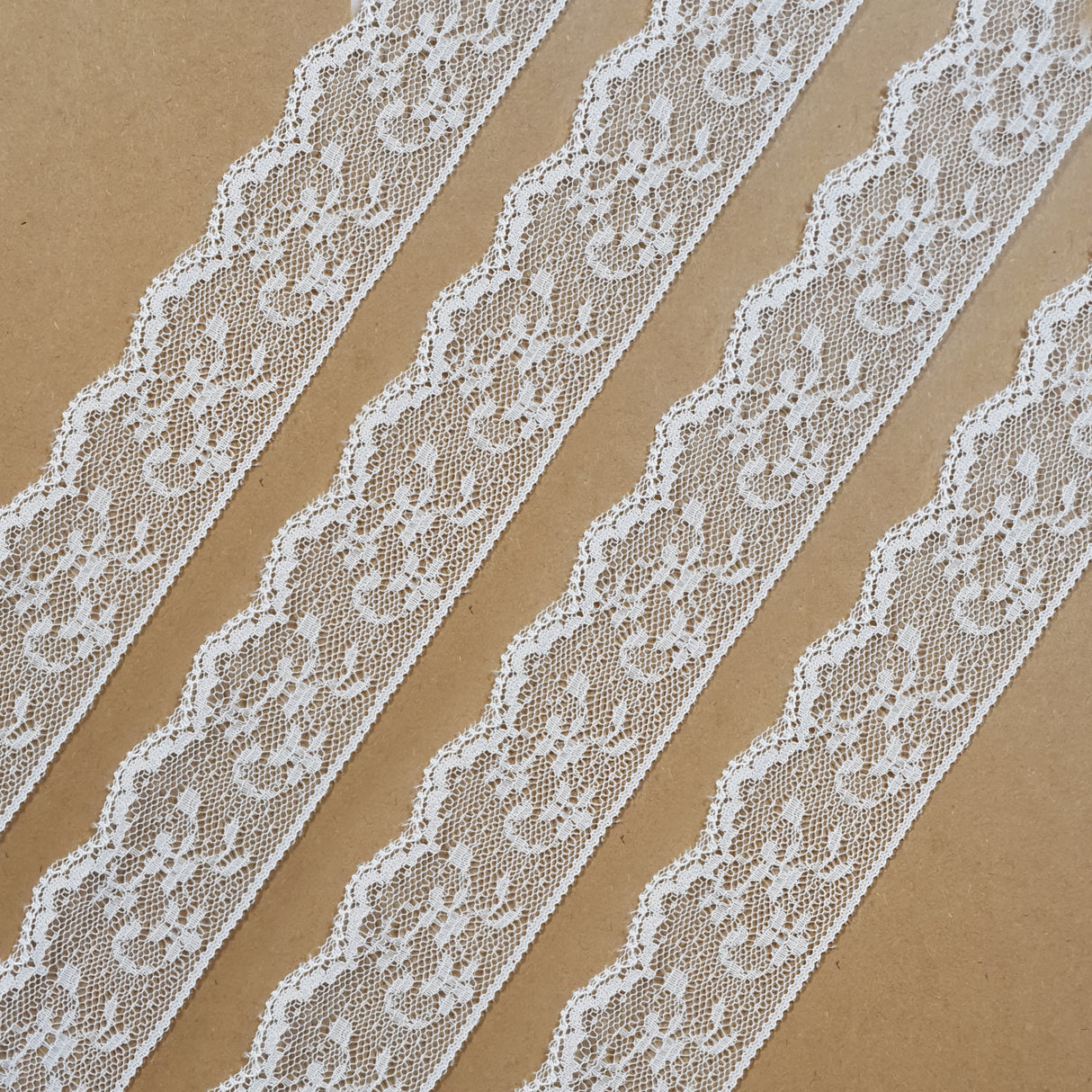 Lace Trim Pack - 7202 - Cream - 5 Meter Pack