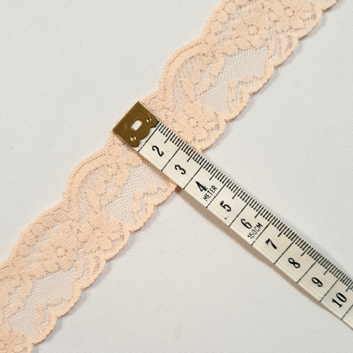 Lace Trim Pack - 7209 - Light Dusty Pink - 5 Meter Pack