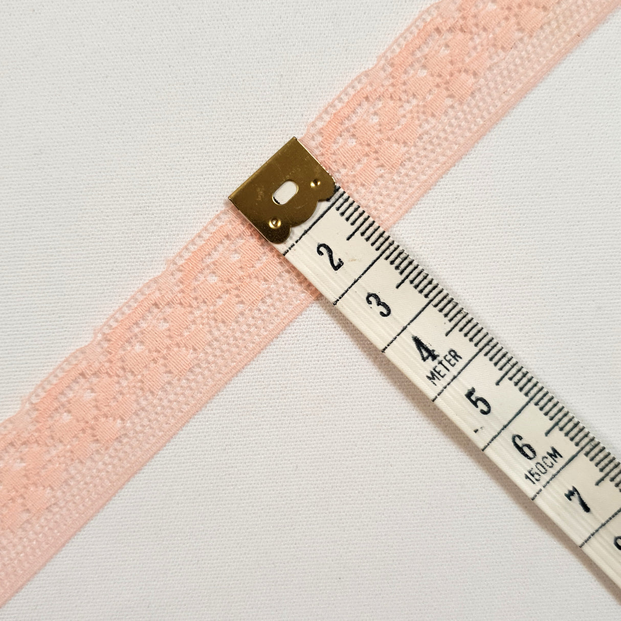 Lace Trim Pack - 7525 - Coral Pink - 5 Meter Pack