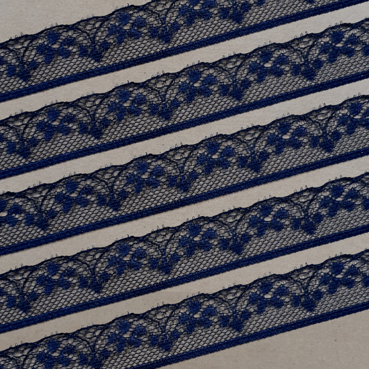 Lace Trim Pack - 7514 - Dark Navy Blue - 5 Meter Pack