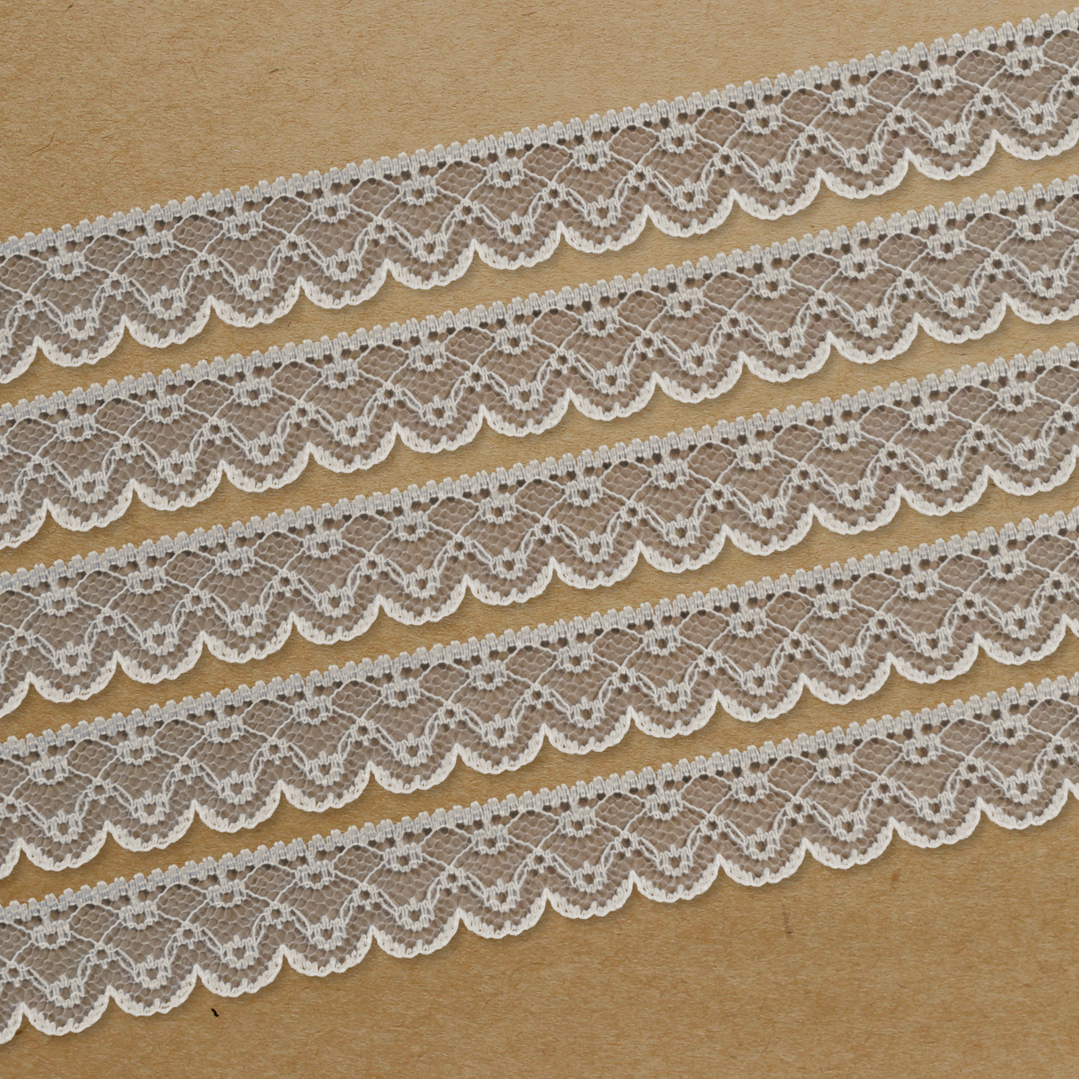 Lace Trim Pack - 7520 - Cream - 5 Meter Pack