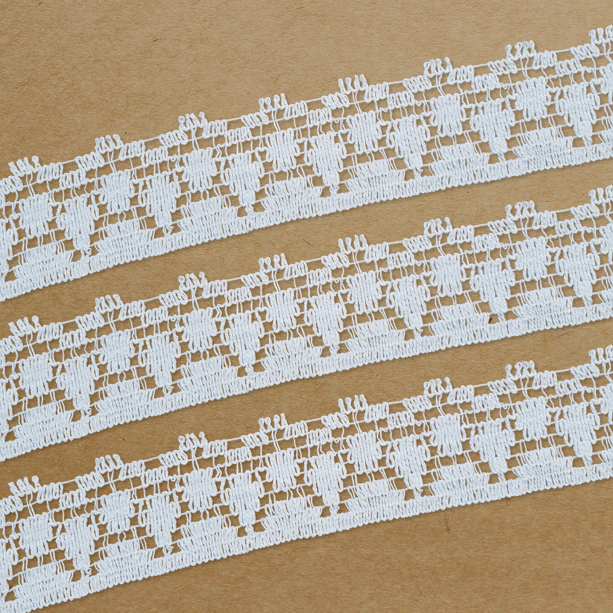 Lace Trim Pack - 7522 - White - 5 Meter Pack
