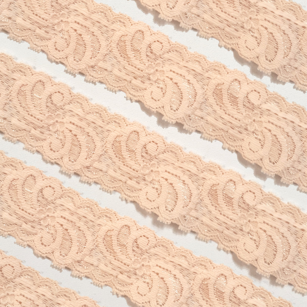 Lace Trim Pack - 7602 - Blush Pink - 5 Meter Pack