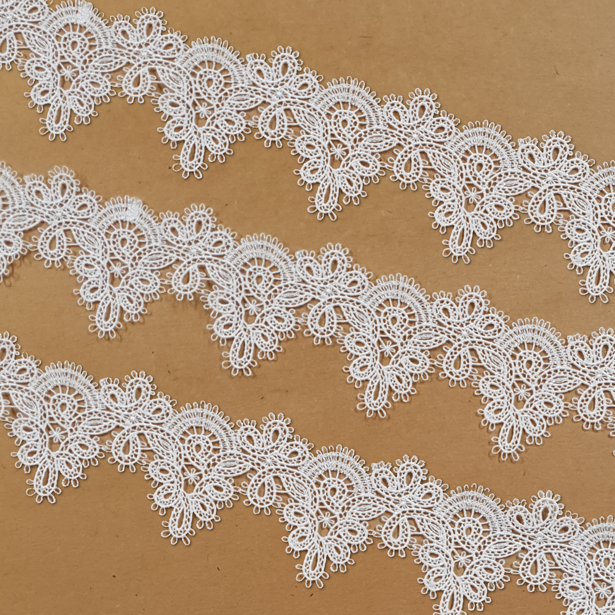 Lace Trim Pack - 7606 - White - 1 Meter