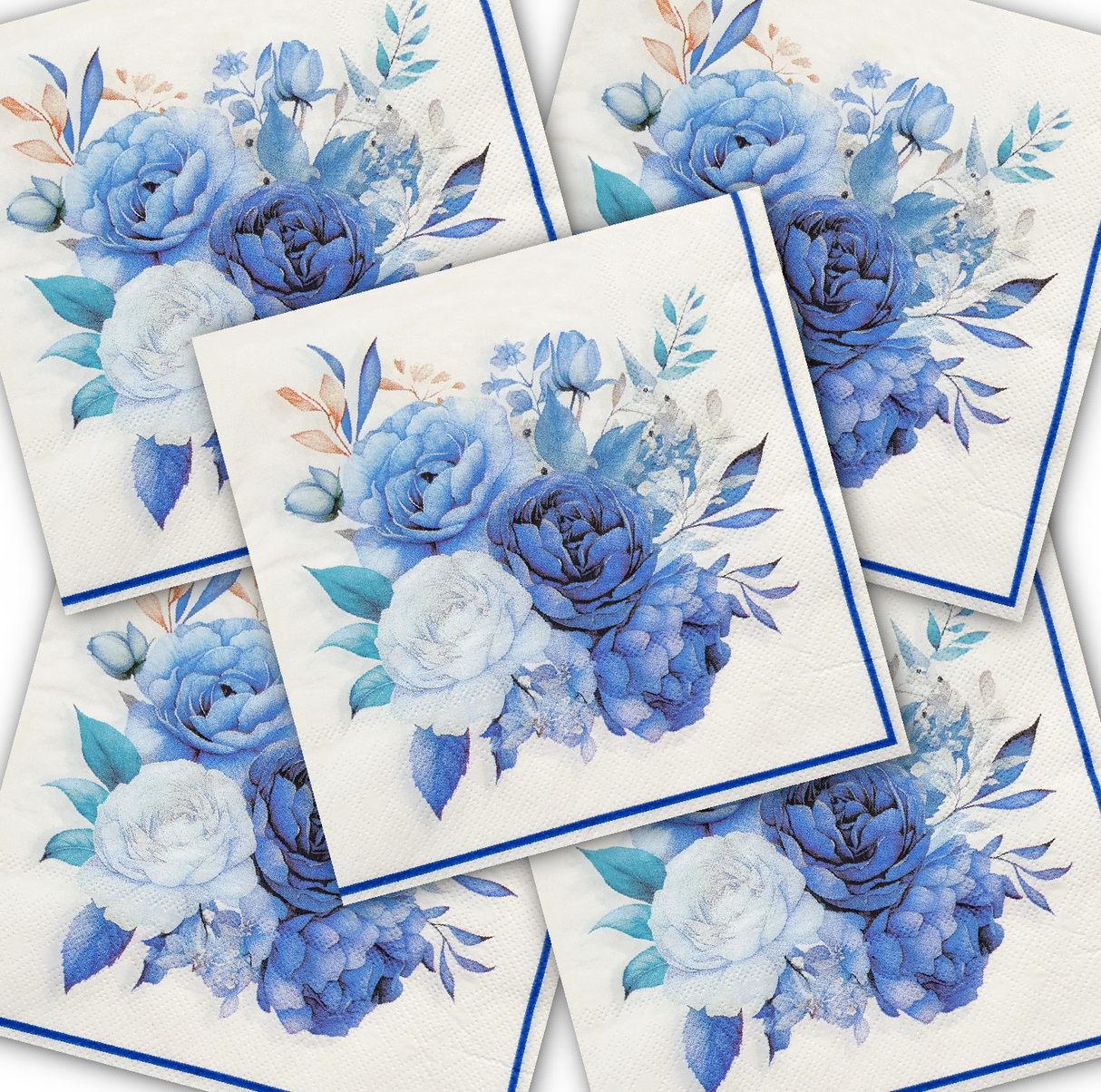 Decoupage Napkin - (DN-8005) - Flowers - Set of 5