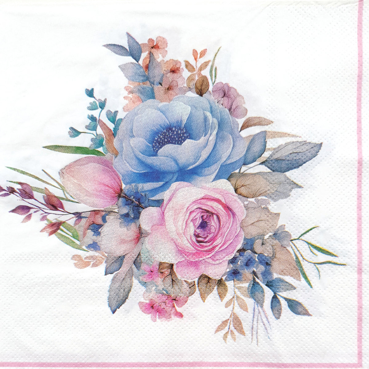 Decoupage Napkin - (DN-8009) - Flowers