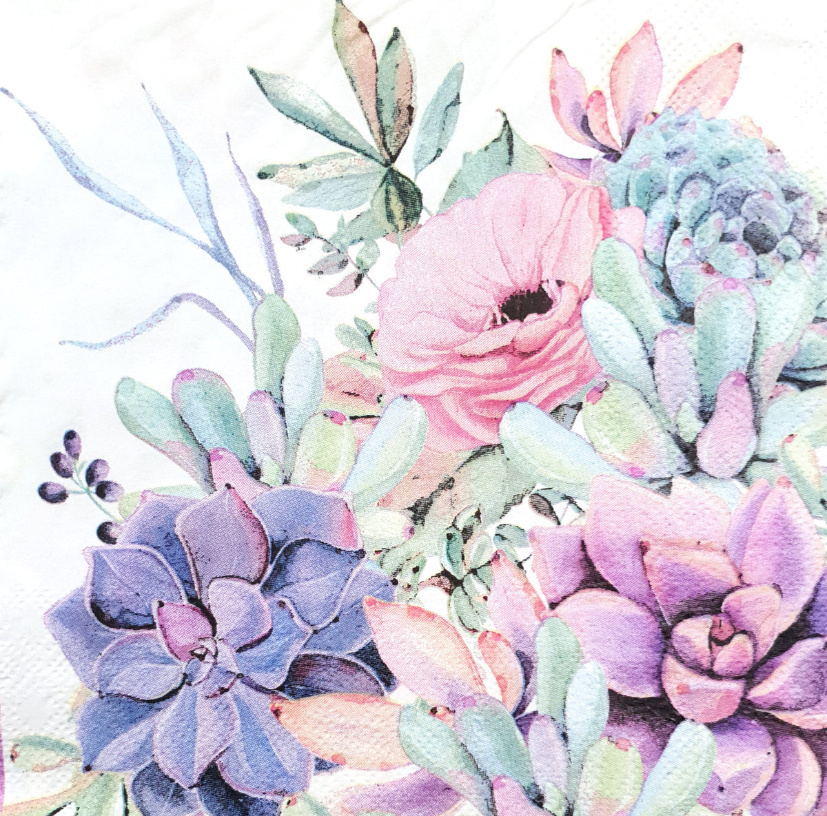 Decoupage Napkin - (DN-8016) - Flowers