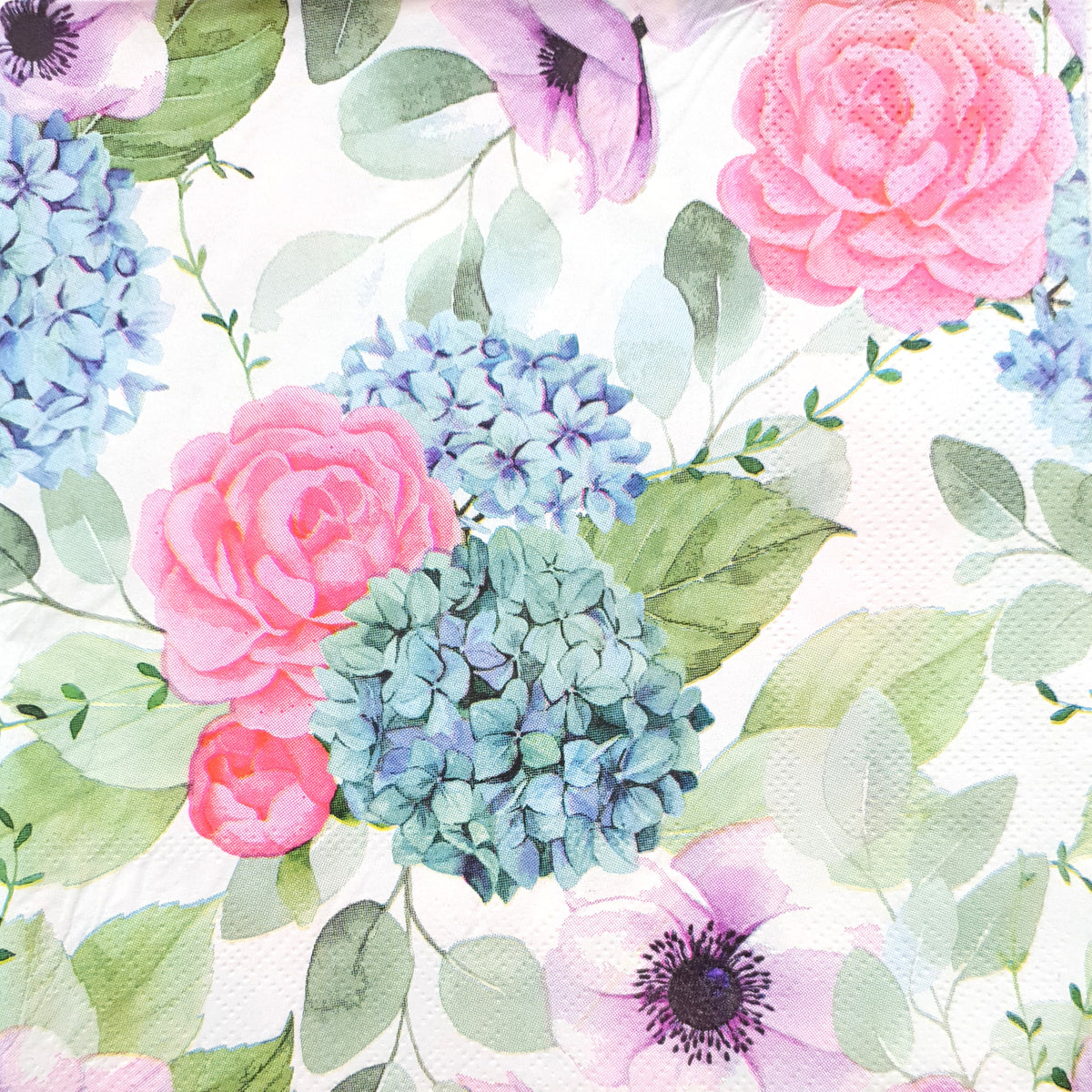 Decoupage Napkin - (DN-8019) - Flowers