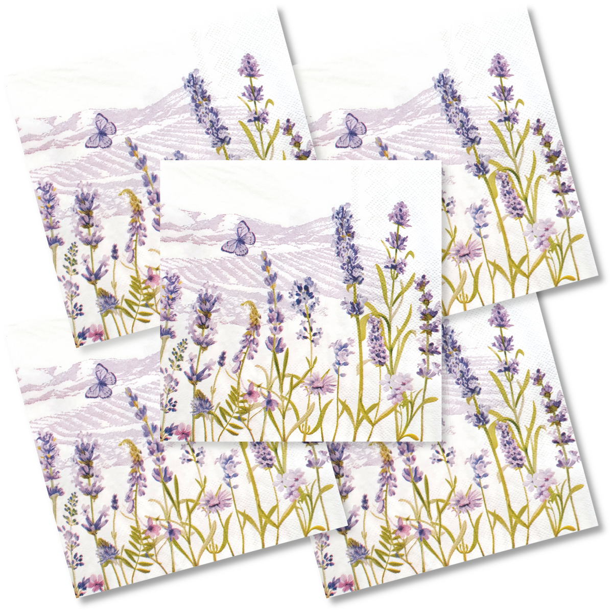 Decoupage Napkin - (DN-8051) - Set of 5