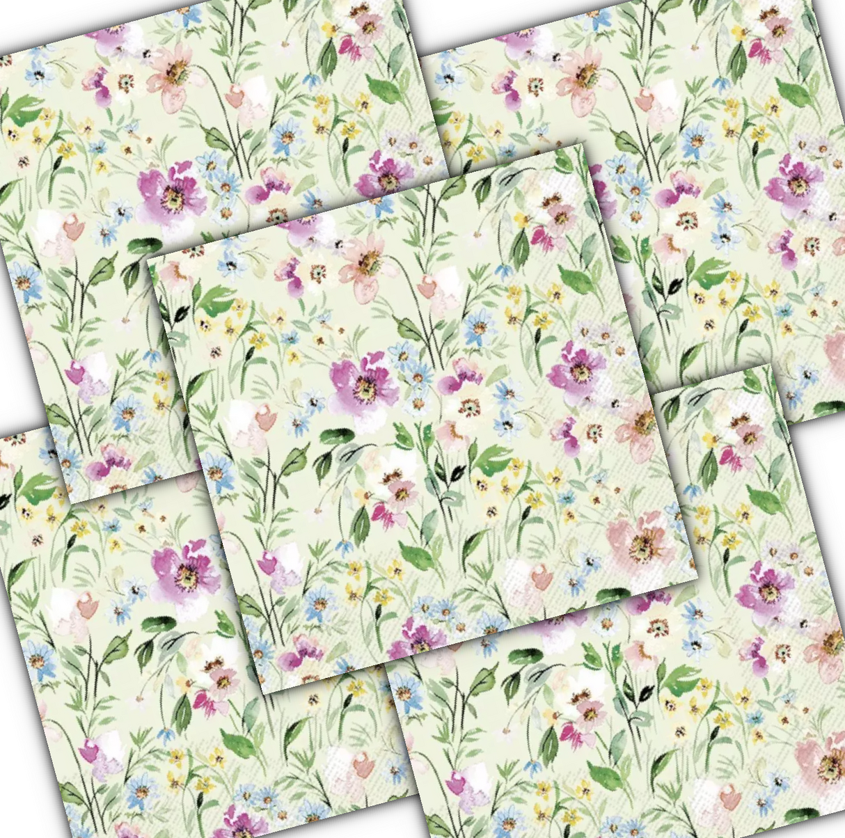 Decoupage Napkin - (DN-8060) - Beauty of Spring - Set of 5