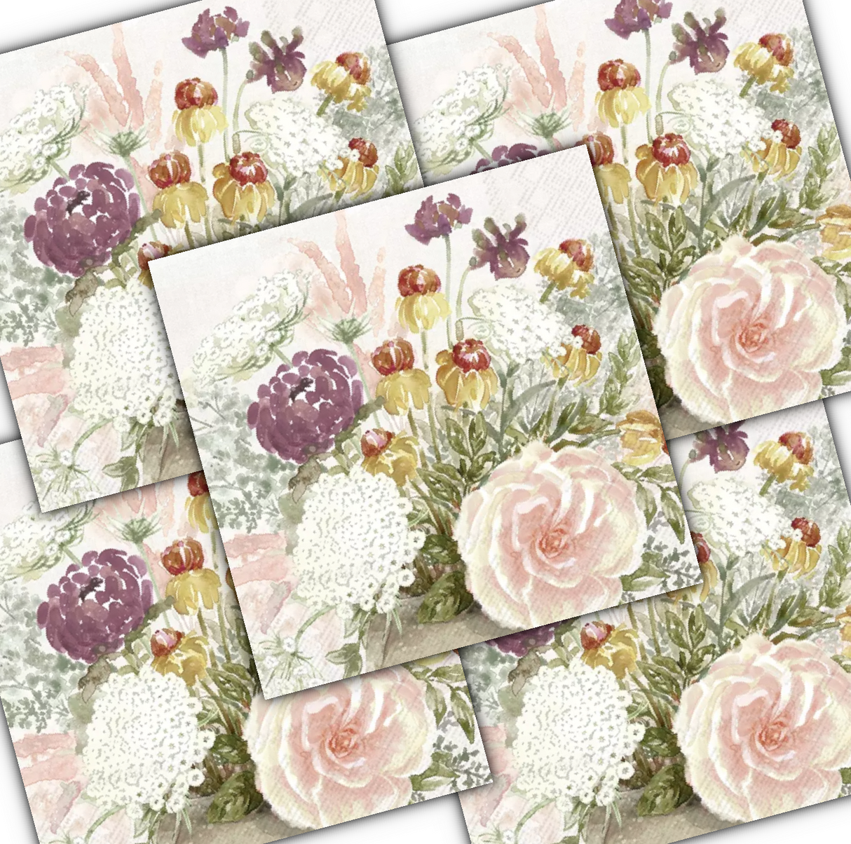 Decoupage Napkin - (DN-8084) - Ute - Light Green - Set of 5