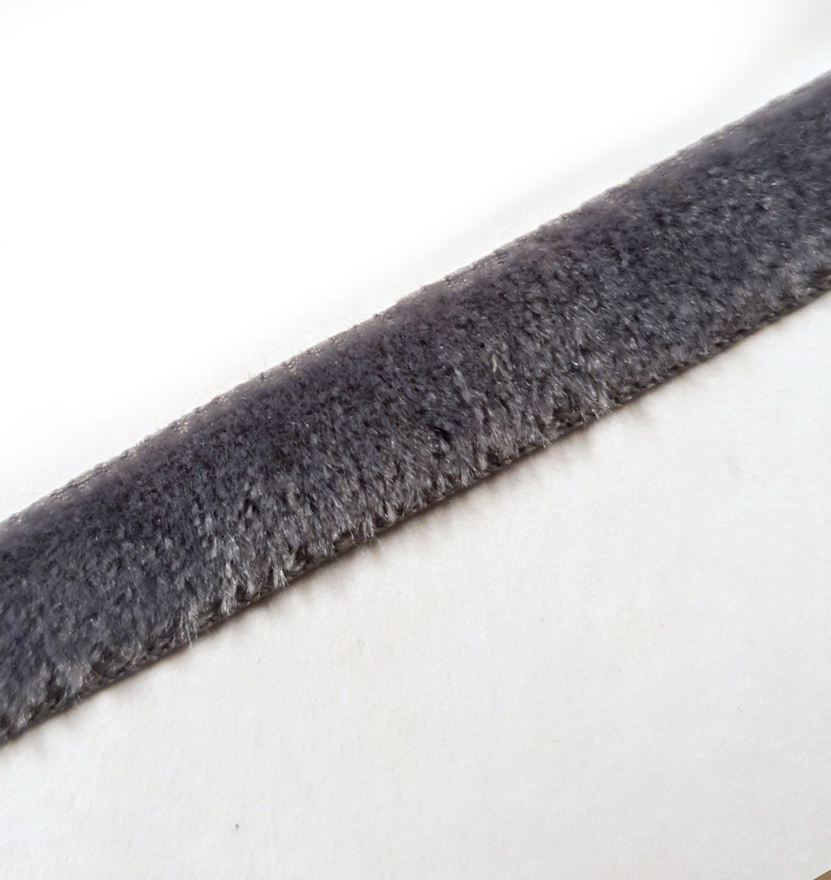 Grey Velvet Ribbon - 8110