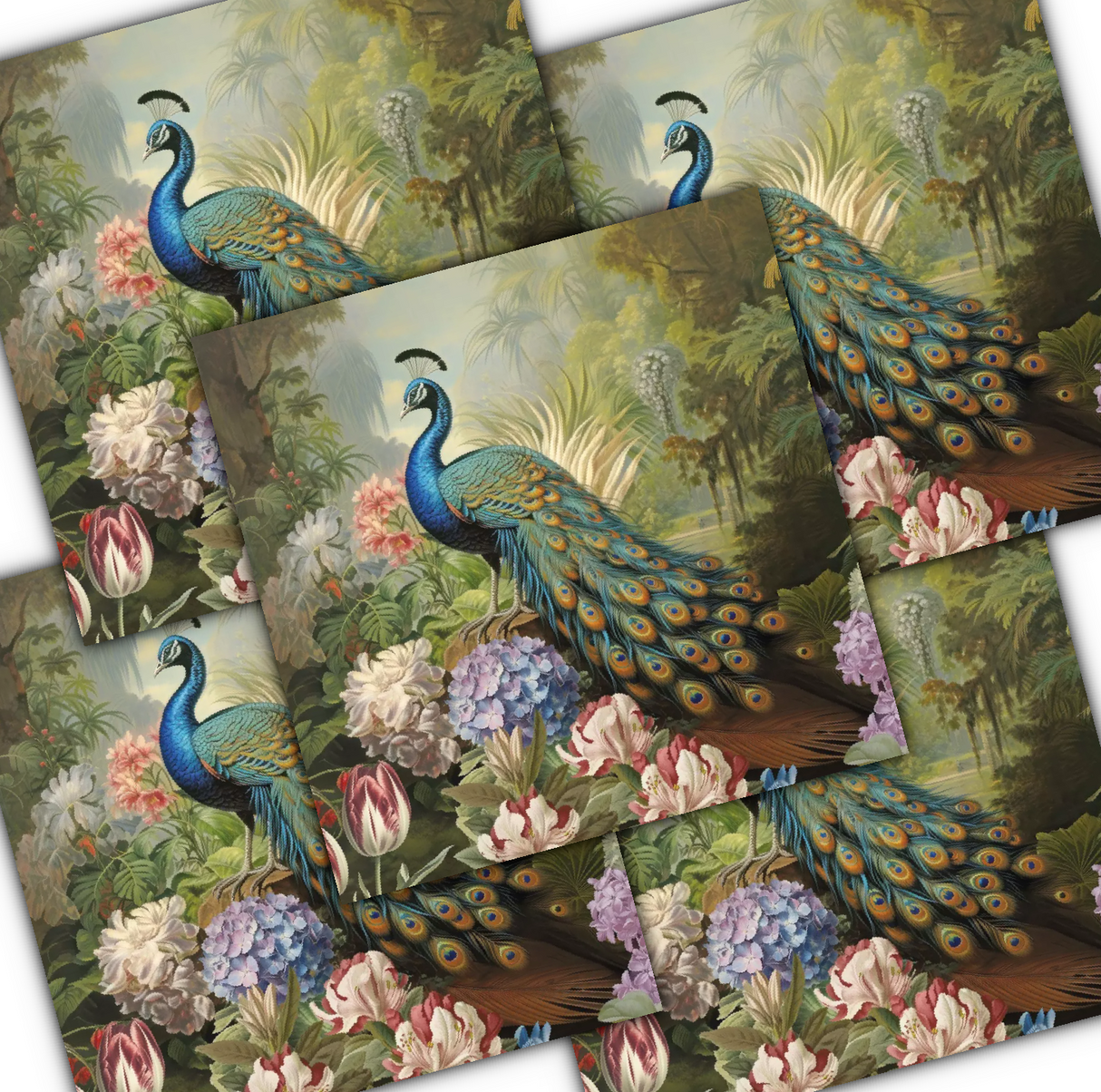 Decoupage Napkin - (DN-8159) - Olympos - Set of 5