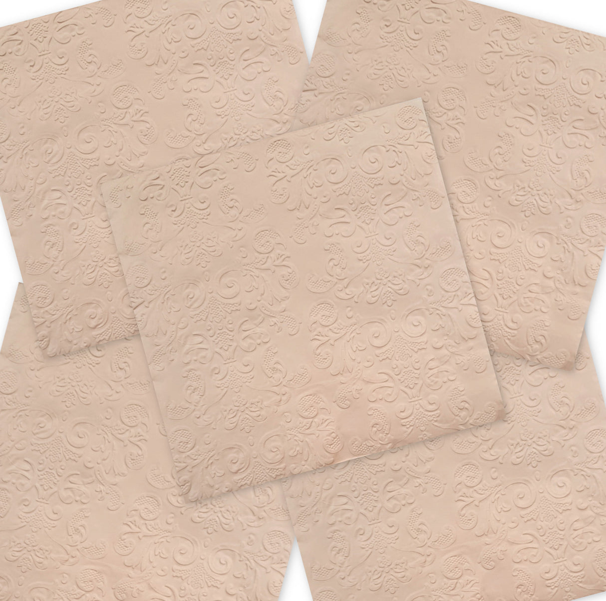 Decoupage Napkin - (DN-8177) - Embossed - Set of 5