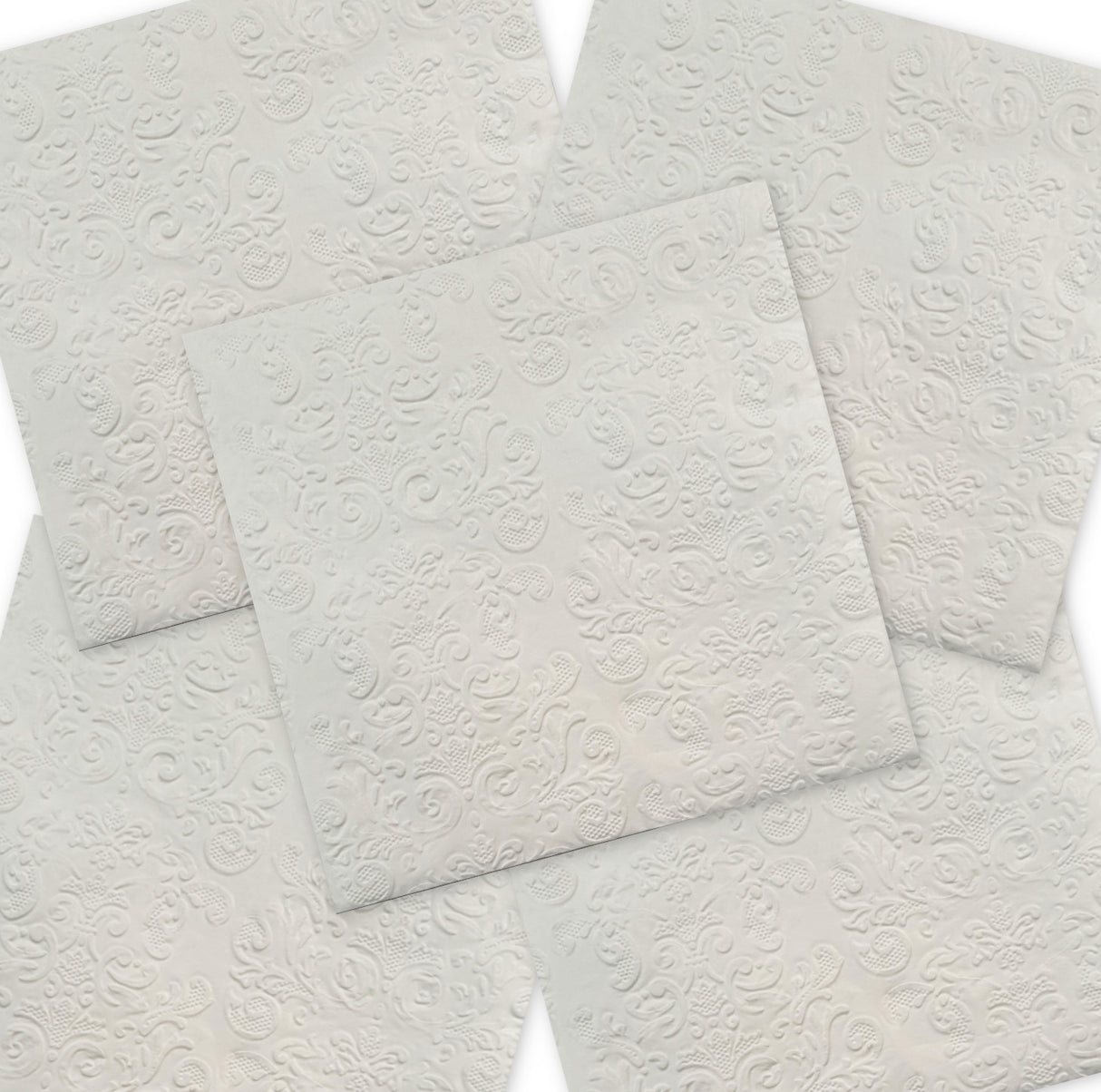 Decoupage Napkin - Embossed - (DN-8178) - Set of 5