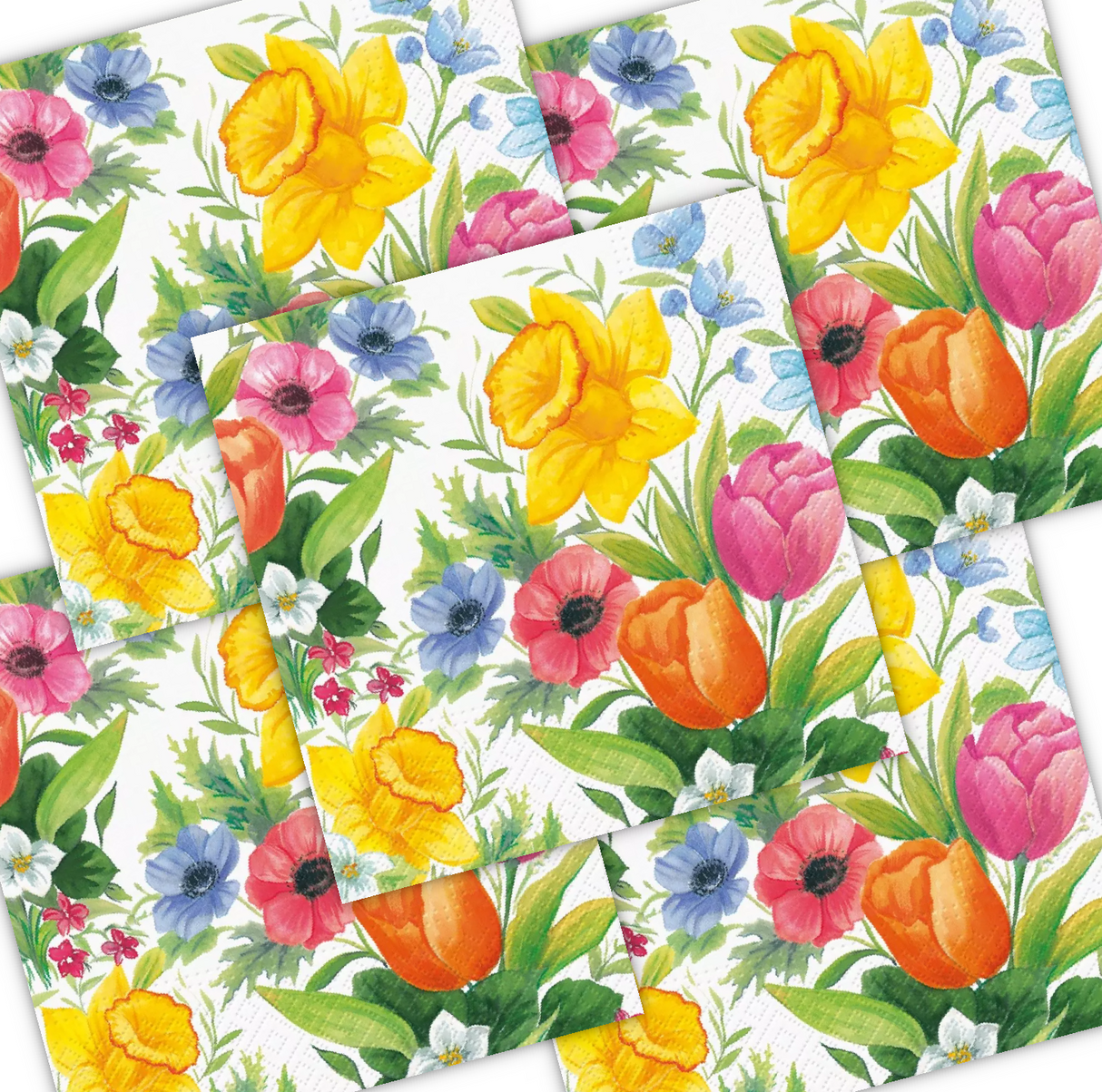 Decoupage Napkin - (DN-8192) - Spring Meadow - Set of 5