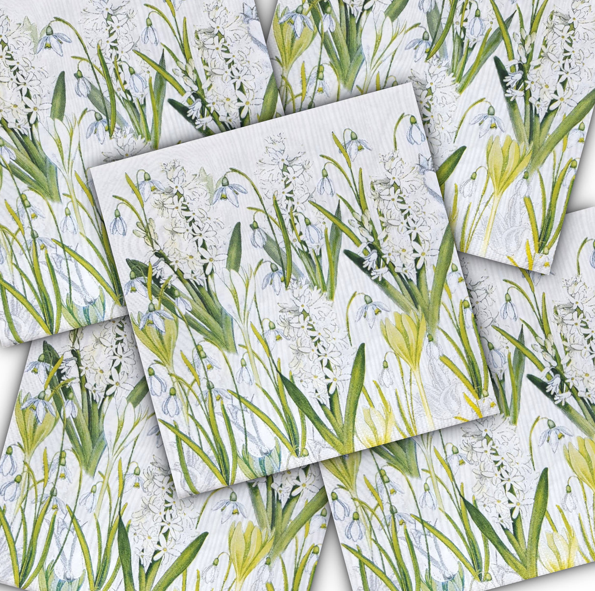 Decoupage Napkin - (DN-8209-L) - Amelie - Set of 5