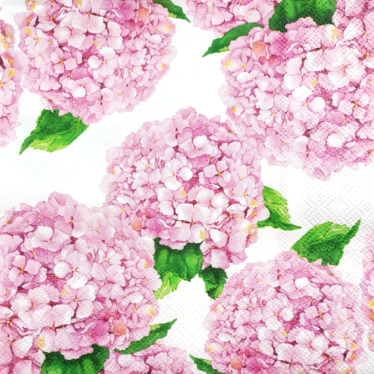 Decoupage Napkin - (DN-8262) - Pink Hydrangea
