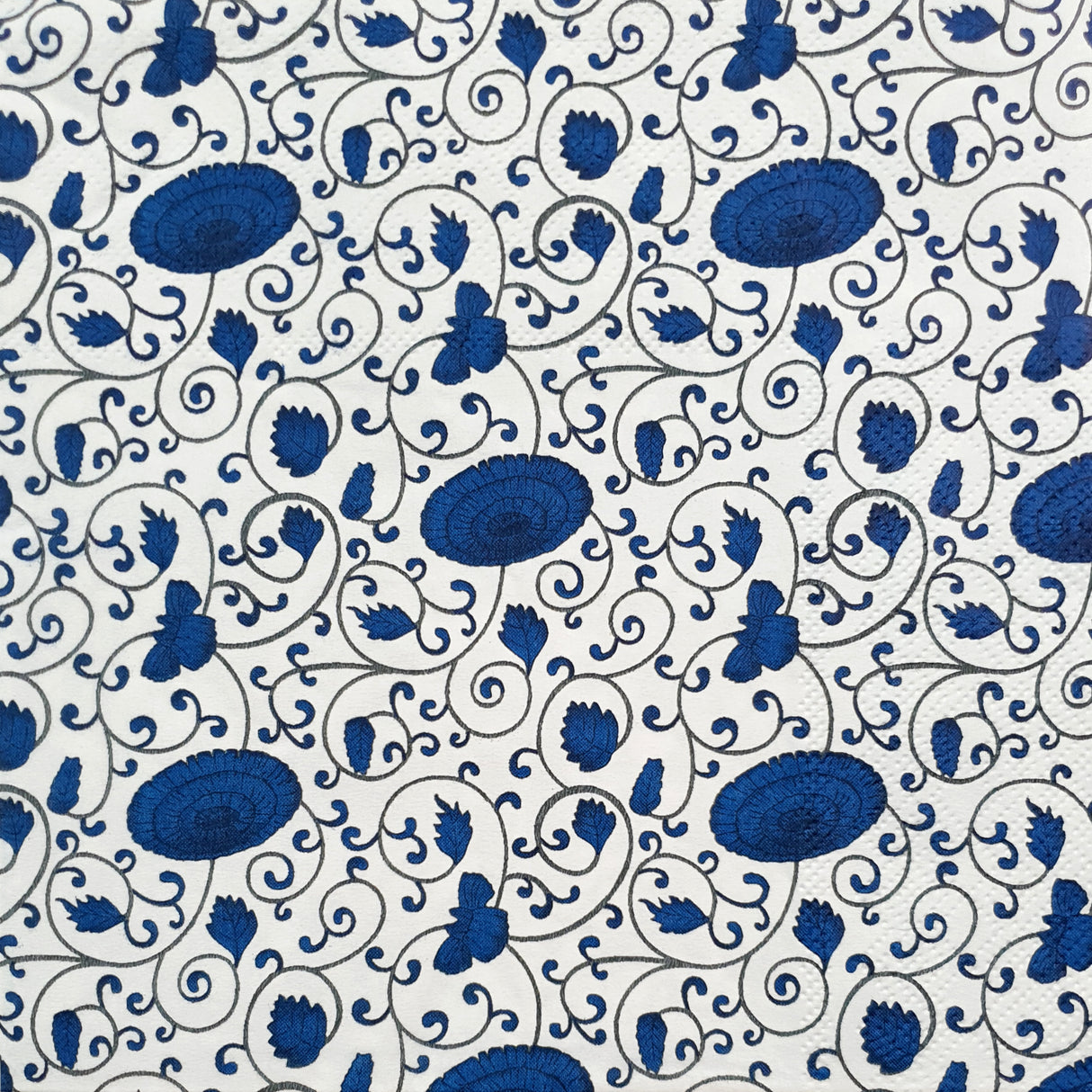 Decoupage Napkin - (DN-8288) - Blue Elouise - Set of 5