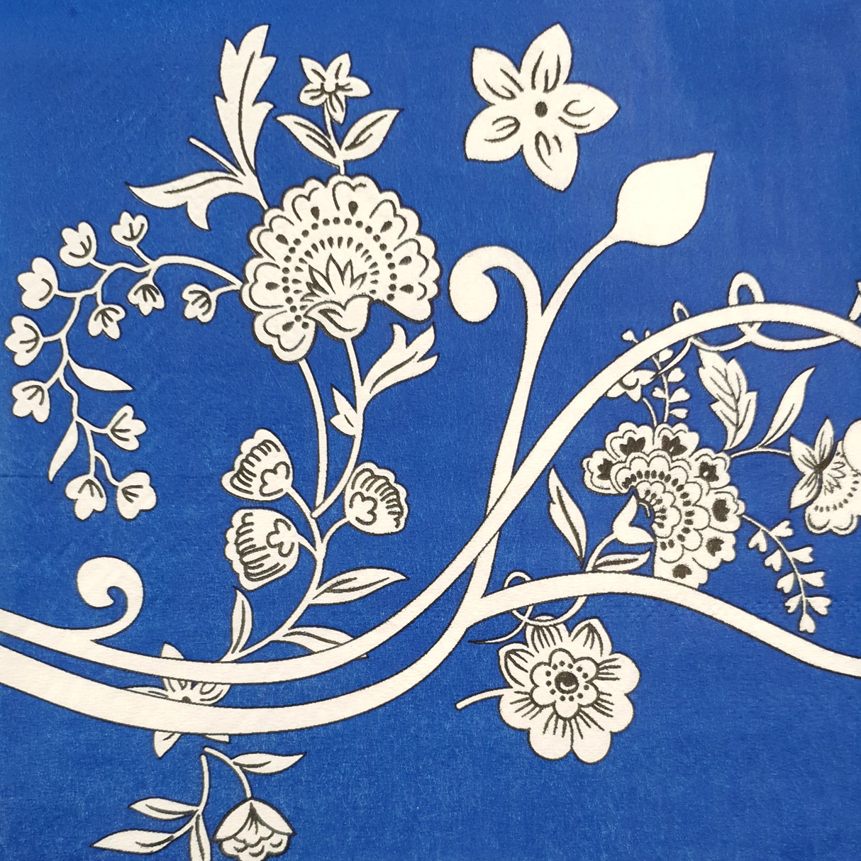 Decoupage Napkin - (DN-8289) - Beautiful Blue - Set of 5