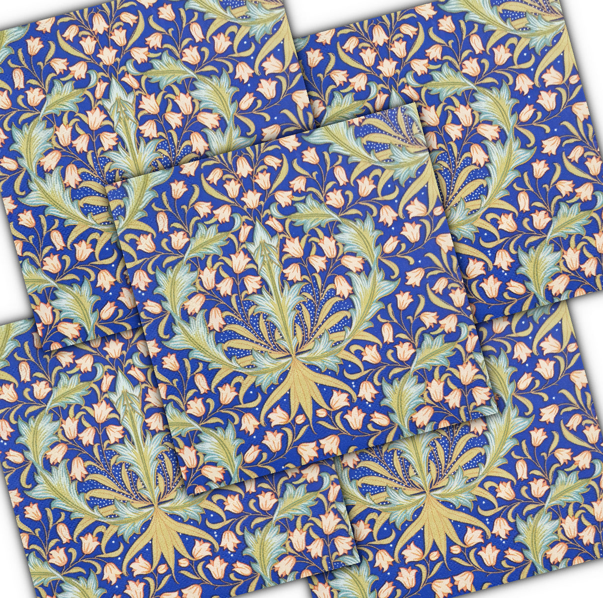 Decoupage Napkin - (DN-8298) - Floral Dance - Set of 5