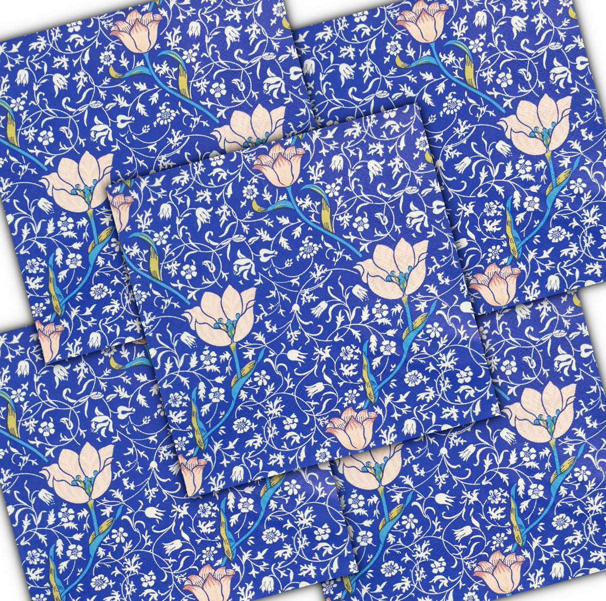 Decoupage Napkin - (DN-8314) - Blue-tiful - Set of 5