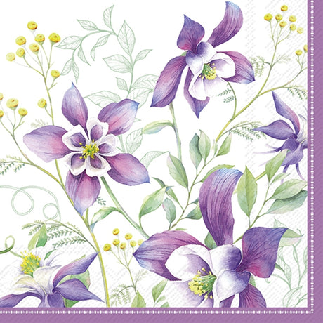 Decoupage Napkin - (DN-8368) - Lilac Summertime - Lilca - Set of 5